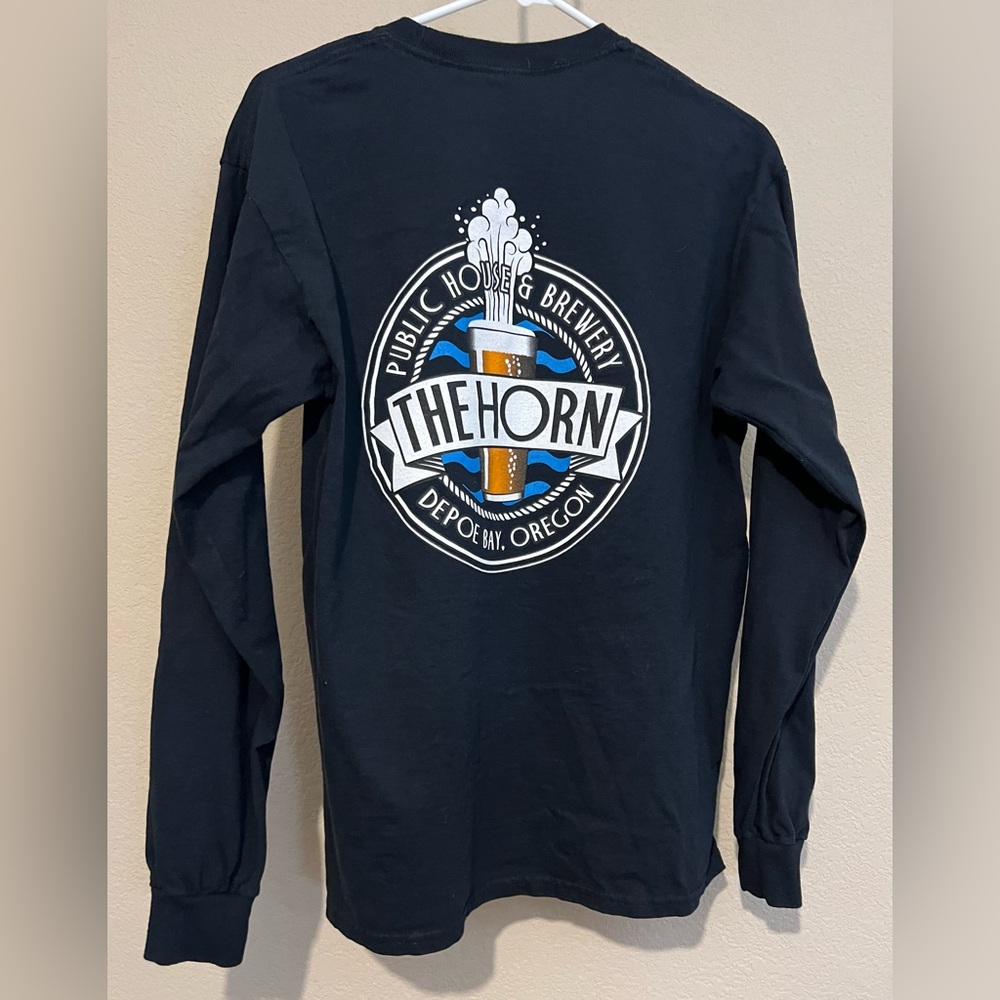 Public House & Brewery Co PHBC The Horn Long Sleeve Shirt Men's Adult Medium